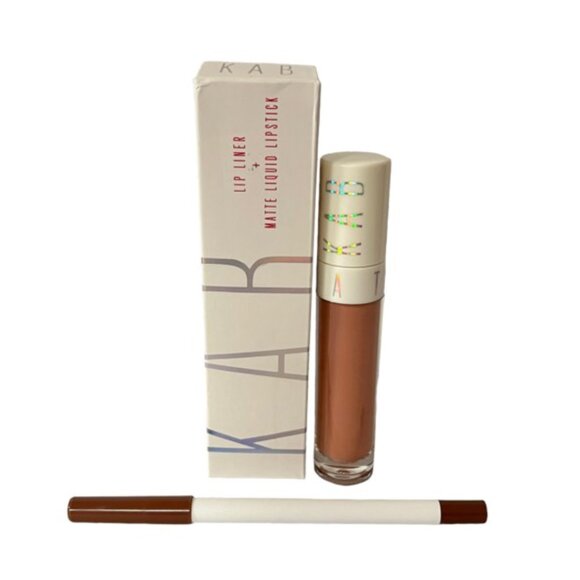 KAB Cosmetics Lip Liner + Matte Liquid Lipstick Set Twisted - Picture 2 of 3
